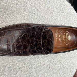 Church’s Prime Dark Brown Crocodile Loafers